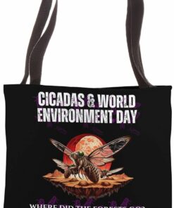 Cicada Mars Forest Tote Bag