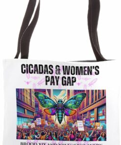 Cicadas Broods Emerge, Gender Equality Feels Eternal Tote Bag