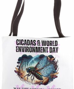 Cicada Forest Magic Tote Bag