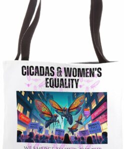 Cicadas : Wage Gap Sings Tired Song Tote Bag