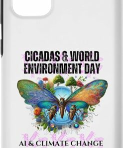 Cicadas on the impact of AI on Climate Samsung Galaxy Cases