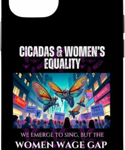 Cicadas : Wage Gap Sings Tired Song iPhone Cases