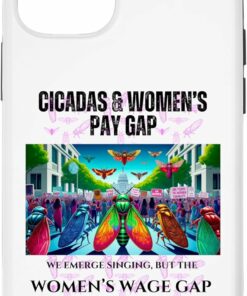 Singing Cicadas, Discordant Wage Gap iPhone Cases
