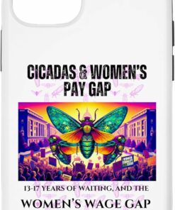 Cicadas Waiting Years, Wage Gap Unmoved iPhone Cases