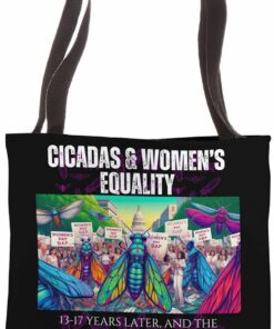 Cicadas : 17 Years Later, Pay Gap Remains Tote Bag