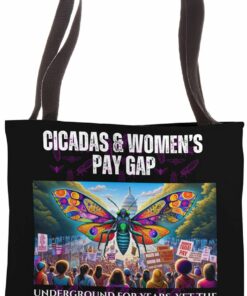 Underground Cicadas, Firm Wage Gap Tote Bag