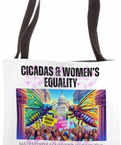 Cicadas : Women's Wage Gap Lingers for Decades Tote Bag