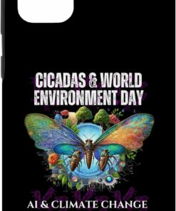 Cicadas on the impact of AI on Climate-DARK Samsung Galaxy Cases