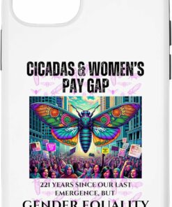 Cicadas 221 Years, Gender Equality Still Crawling iPhone Cases