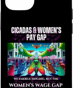 Singing Cicadas, Discordant Wage Gap iPhone Cases