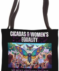 Cicadas : Women Pay Equity Stuck Underground Tote Bag