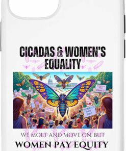 Cicadas : Women's Pay Equity Stuck Underground iPhone Cases