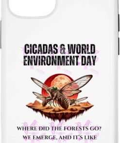 Cicada Mars Forest iPhone Cases