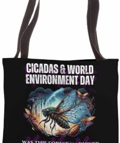 Cicada Forest Magic Tote Bag