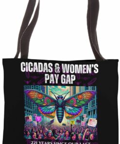 Cicadas every 221 Years, but Gender Equality Still Crawling Tote Bag