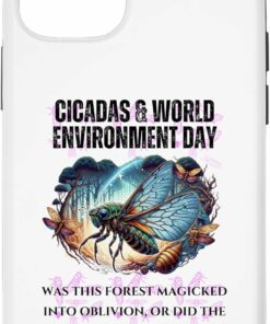 Cicada Forest Magic iPhone Cases