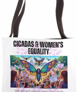 Cicadas : Women's Pay Equity Stuck Underground Tote Bag