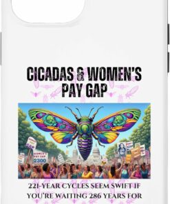 Cicadas : 221-Year Cycles, 286 for Gender Equality iPhone Cases