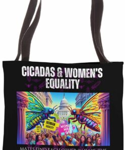Cicadas : Women's Wage Gap Lingers for Decades Tote Bag