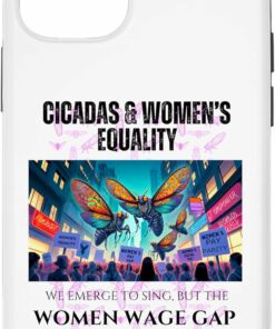 Cicadas : Wage Gap Sings Tired Song iPhone Cases