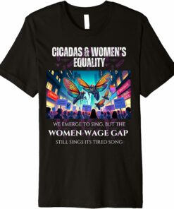 Cicadas : Wage Gap Sings Tired Song T-Shirt