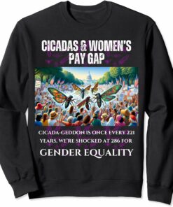 Cicada-Geddon Shocked at 286 Years for Equality Sweatshirt
