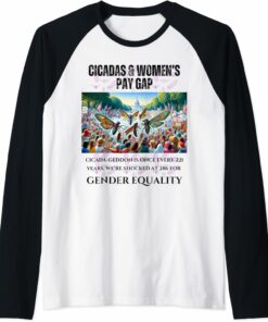 Cicada-Geddon Shocked at 286 Years for Equality Raglan T-Shirt