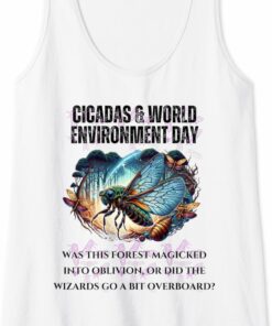 Cicada Forest Magic Tank Top T-Shirt
