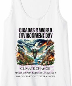 Cicadas raising Climate Change awareness-LIGHT Tank Top T-Shirt