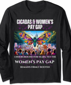 Underground Cicadas, Firm Wage Gap Long Sleeve T-Shirt
