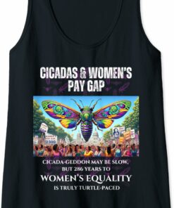 Cicada-Geddon Slow, 286 Years to EqualityTurtle-paced Tank Top T-Shirt