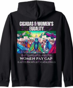 Cicadas : 17 Years Later, Pay Gap Remains Zip Hoodie