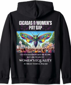 Cicada-Geddon Slow, 286 Years to EqualityTurtle-paced Zip Hoodie