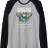 Cicadas on the impact of AI on Climate-DARK Raglan T-Shirt