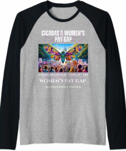 Underground Cicadas, Firm Wage Gap Raglan T-Shirt