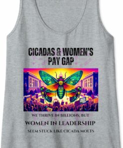 Thriving Cicadas, Stuck Women Leadership Tank Top T-Shirt