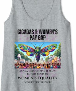 Cicada-Geddon Slow, 286 Years to equality is Turtle-paced Tank Top T-Shirt