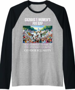 Cicada-Geddon Shocked at 286 Years for Equality Raglan T-Shirt