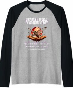 Cicada Mars Forest Raglan T-Shirt