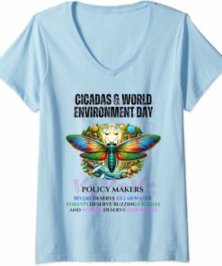 Act on Climate Change Candidate Design V-Neck T-Shirt