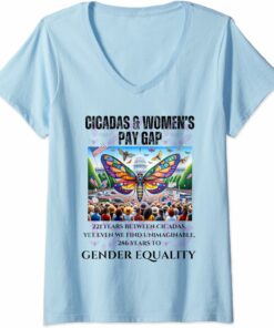 Cicadas : Between, 286 for Gender Equality Unimaginable V-Neck T-Shirt