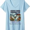 Cicadas raising Climate Change awareness-LIGHT V-Neck T-Shirt