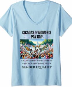 Cicada-Geddon Shocked at 286 Years for Equality V-Neck T-Shirt