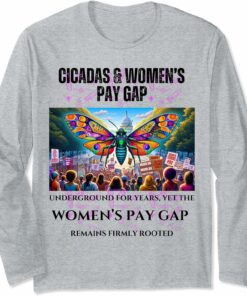 Underground Cicadas, Firm Wage Gap Long Sleeve T-Shirt