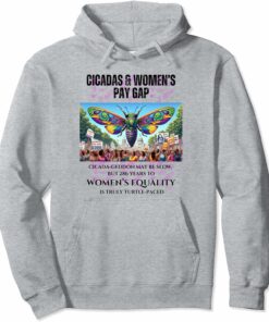 Cicada-Geddon Slow, 286 Years to equality is Turtle-paced Hoodie